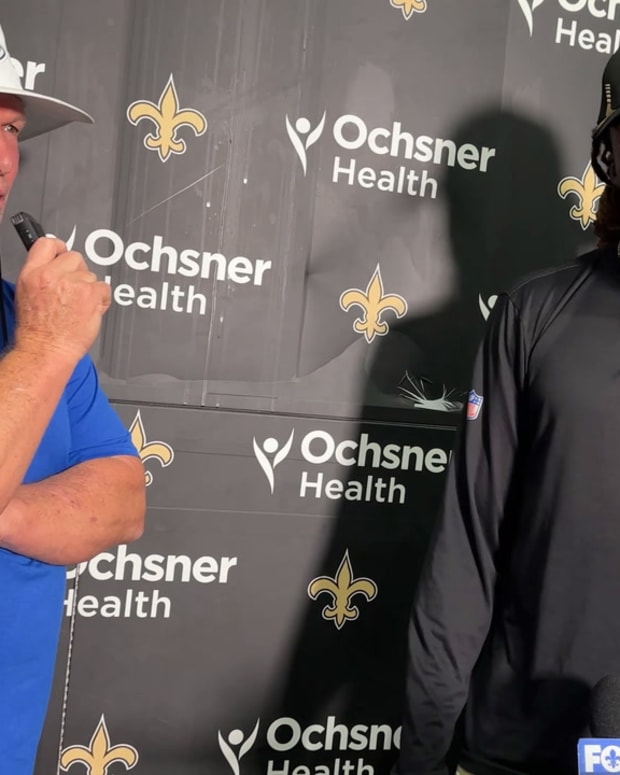 Isaac Yiadom Interview - Saints Training Camp, Day 5